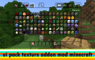 UI mod Pack for Minecraft PE Affiche