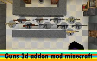 3D SURVIVOR GUNS mod for MCPE capture d'écran 1