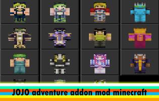 jojo-JJBA Mod for Minecraft Affiche