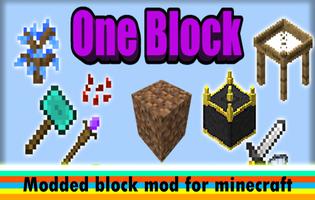 Modded One Block Mod for MCPE captura de pantalla 3
