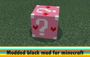 Modded One Block Mod for MCPE captura de pantalla 1