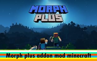 morph plus addon for minecraft poster