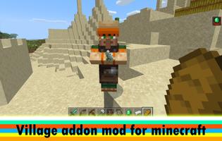 Village mods for minecraft Plakat
