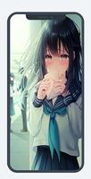 sad anime aesthetic wallpaper HD Poster