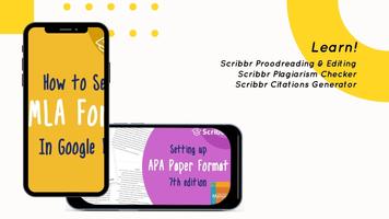 Scribr APA Citation Lessons poster