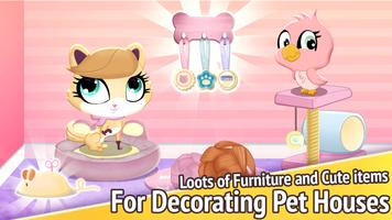 برنامه‌نما My Cute Pet House Decorating Games عکس از صفحه