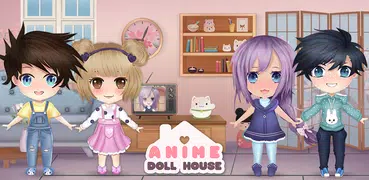 Anime Puppenhaus Dekoration Spiele