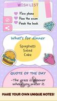 Cute Sticky Notes Widget تصوير الشاشة 3