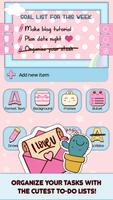 Cute Sticky Notes Widget plakat