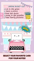 Cute Sticky Notes Widget تصوير الشاشة 1