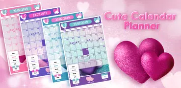 Glitter Heart - Cute Calendar 