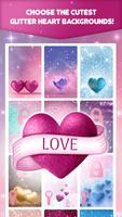 Glitter Heart - Cute Calendar  پوسٹر