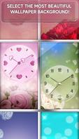 Rose Clock Live Wallpaper screenshot 2