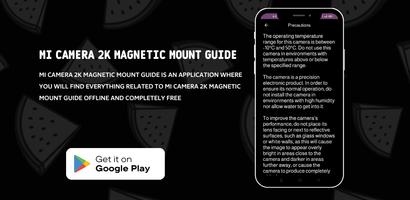 Mi Cam 2K Magnetic Mount guide الملصق