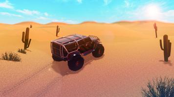 3D 4X4 الطرق الوعرة الصحراء تصوير الشاشة 2