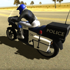 محاكي الشرطة الدراجات النارية أيقونة