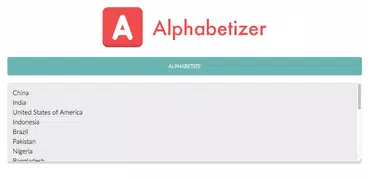 Alphabetizer