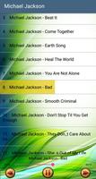 Song Michael Jackson - without internet capture d'écran 2