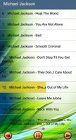Song Michael Jackson - without internet capture d'écran 3