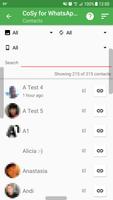 CoSy Contact Sync for WhatsApp (ROOT) Affiche