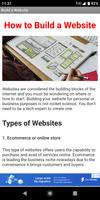 How to Build a Website Affiche