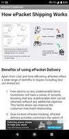 Dropshipping with ePacket Explained ภาพหน้าจอ 1