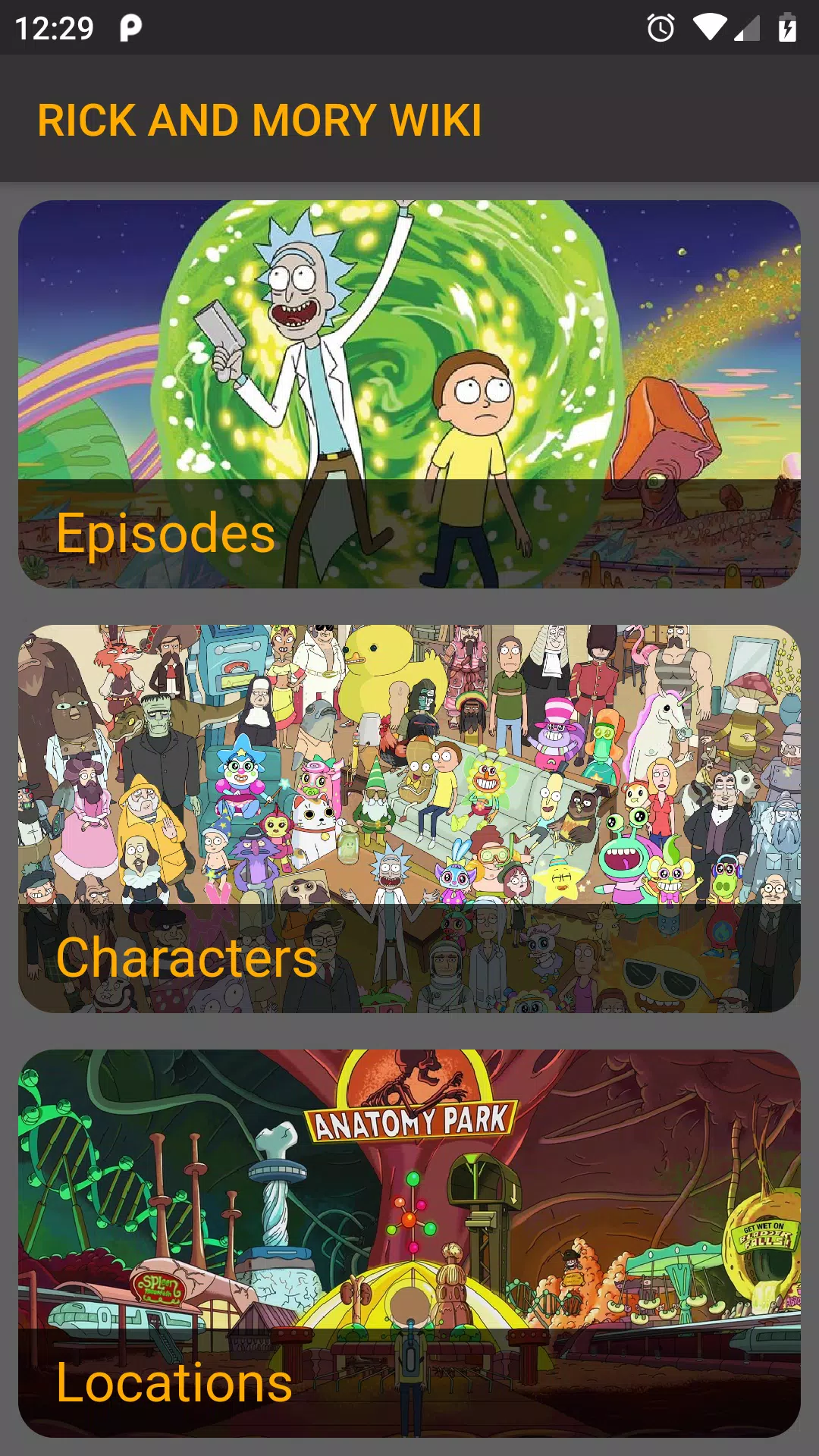 Download do APK de Rick and Morty Wiki para Android