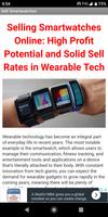 How to Sell Smartwatches Online plakat