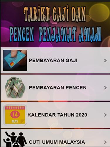 Tarikh Gaji Dan Pencen For Android Apk Download