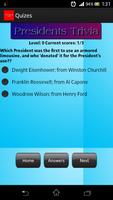 US Presidents Trivia imagem de tela 1