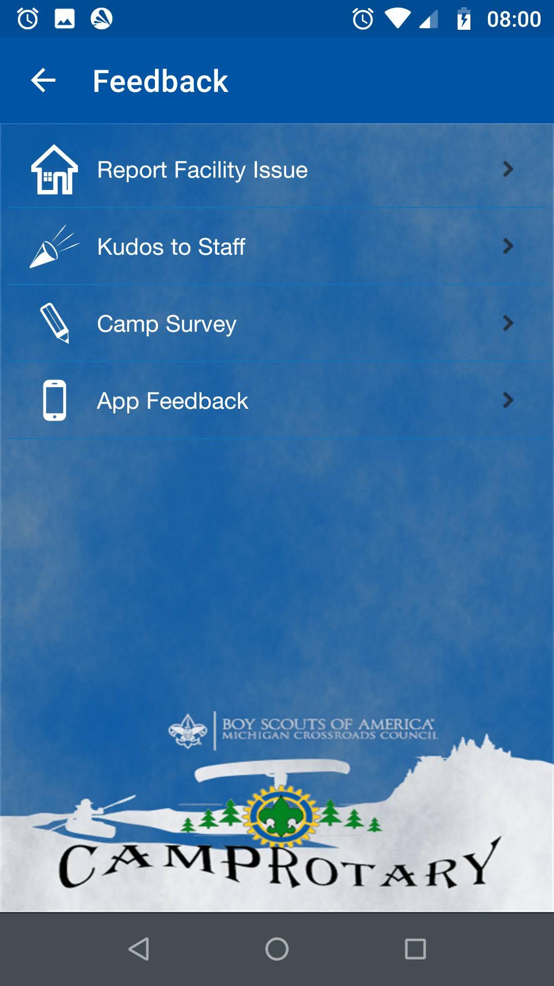 Camp приложение