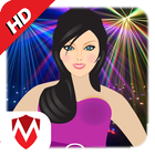 Party girl dress up games icon