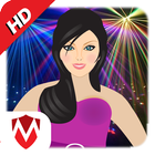 Party girl dress up games-icoon