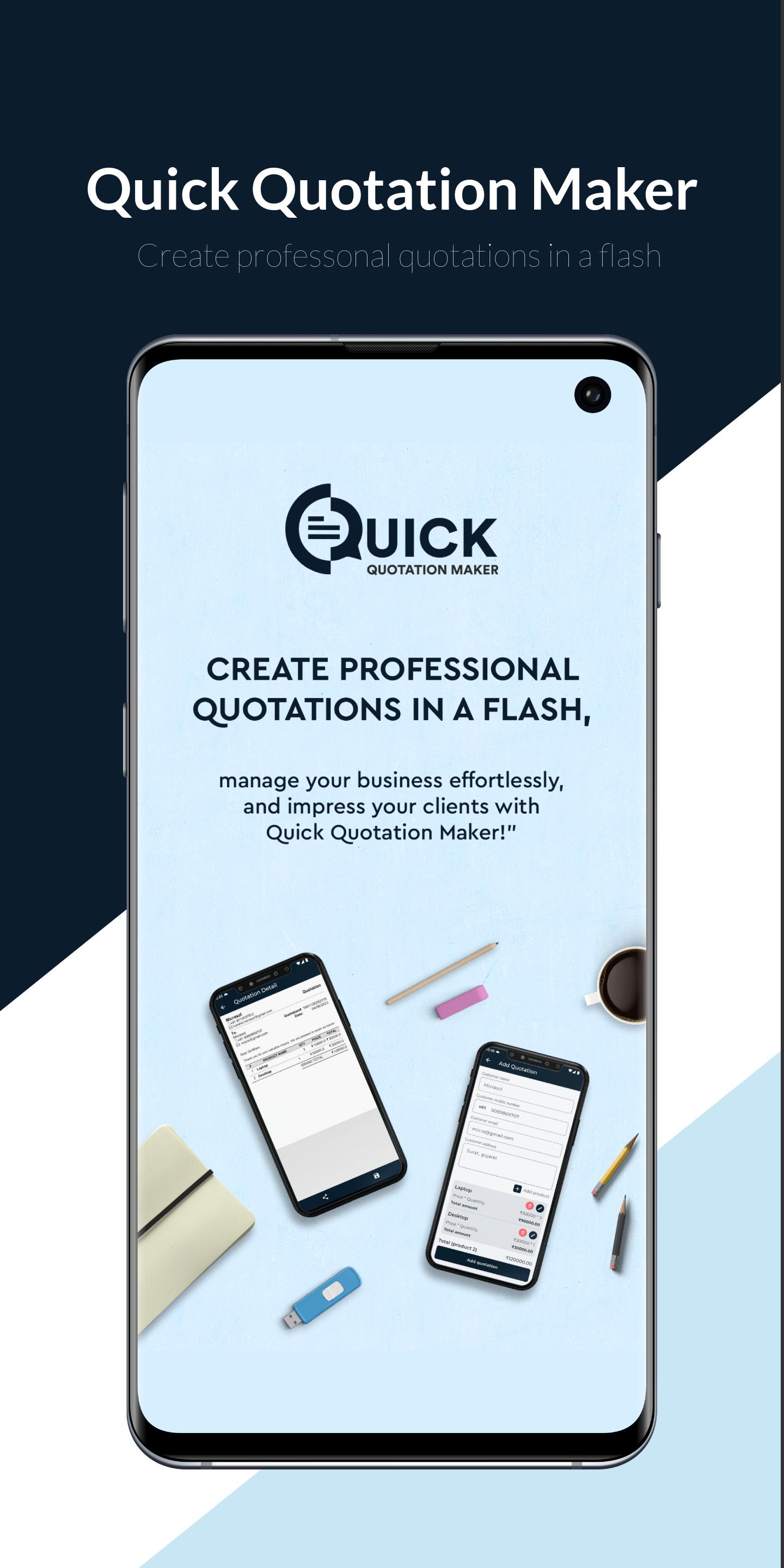 Quick Quotation Maker APK for Android Download Quick Quotation Maker APK for Android Download