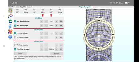E6B Animated Flight Computer 포스터