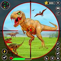 Wild Dino Hunter 3D Gun Games Affiche