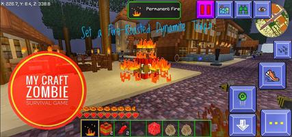 My Craft Zombie Survival Game اسکرین شاٹ 1