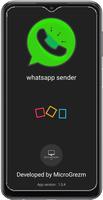 XO-whatsapp sender Affiche