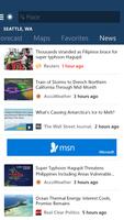 MSN Weather - Forecast & Maps تصوير الشاشة 3