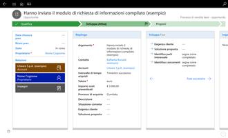 2 Schermata Dynamics 365 for Tablets