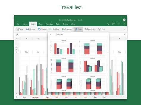 Microsoft Excel: Spreadsheets capture d'écran 7