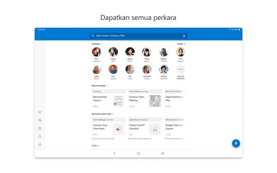 Microsoft Outlook syot layar 10
