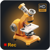 zoom kính hiển vi kỹ thuật số biểu tượng