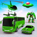 Army Bus Robot Car Games 3D APK