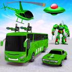 Army Bus Robot Car Games icône