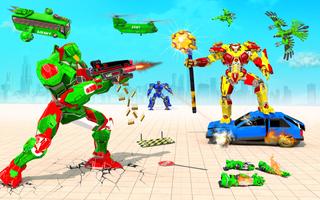 Army Bus Robot Car Games screenshot 3