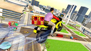 Pizza Delivery Game-Bike Games poster