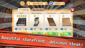 Steak House Chef Cooking syot layar 2