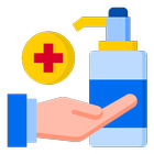 New virtual hand sanitizer 202 أيقونة
