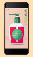 New virtual hand sanitizer 202 الملصق